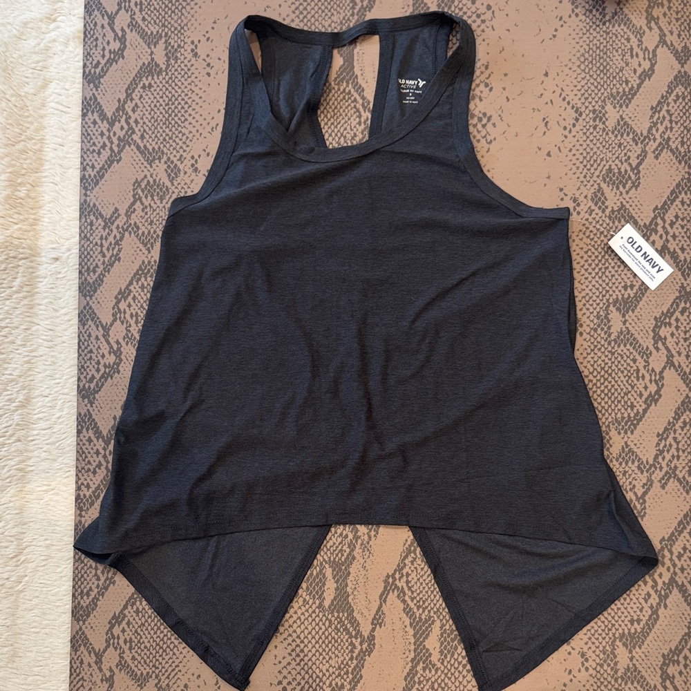 Old Navy Charcoal Women's workout Tank Top